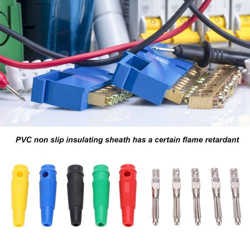 10Pack 4mm 7 Pin Banana Plug 1000V 32A Stackable Banana Plug Male Connector NEW - Picture 22 of 24