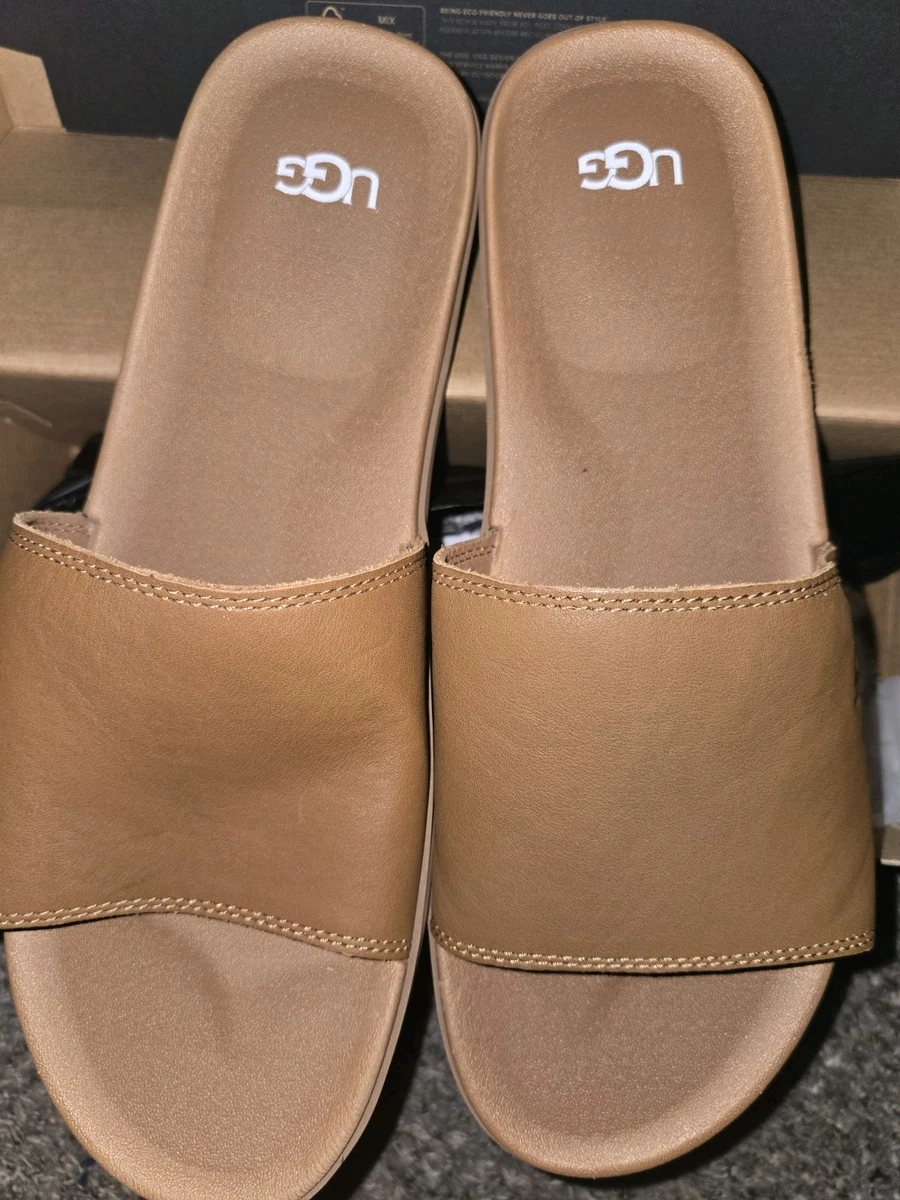 UGG M Leather Upper Sandals for Men for sale | eBay