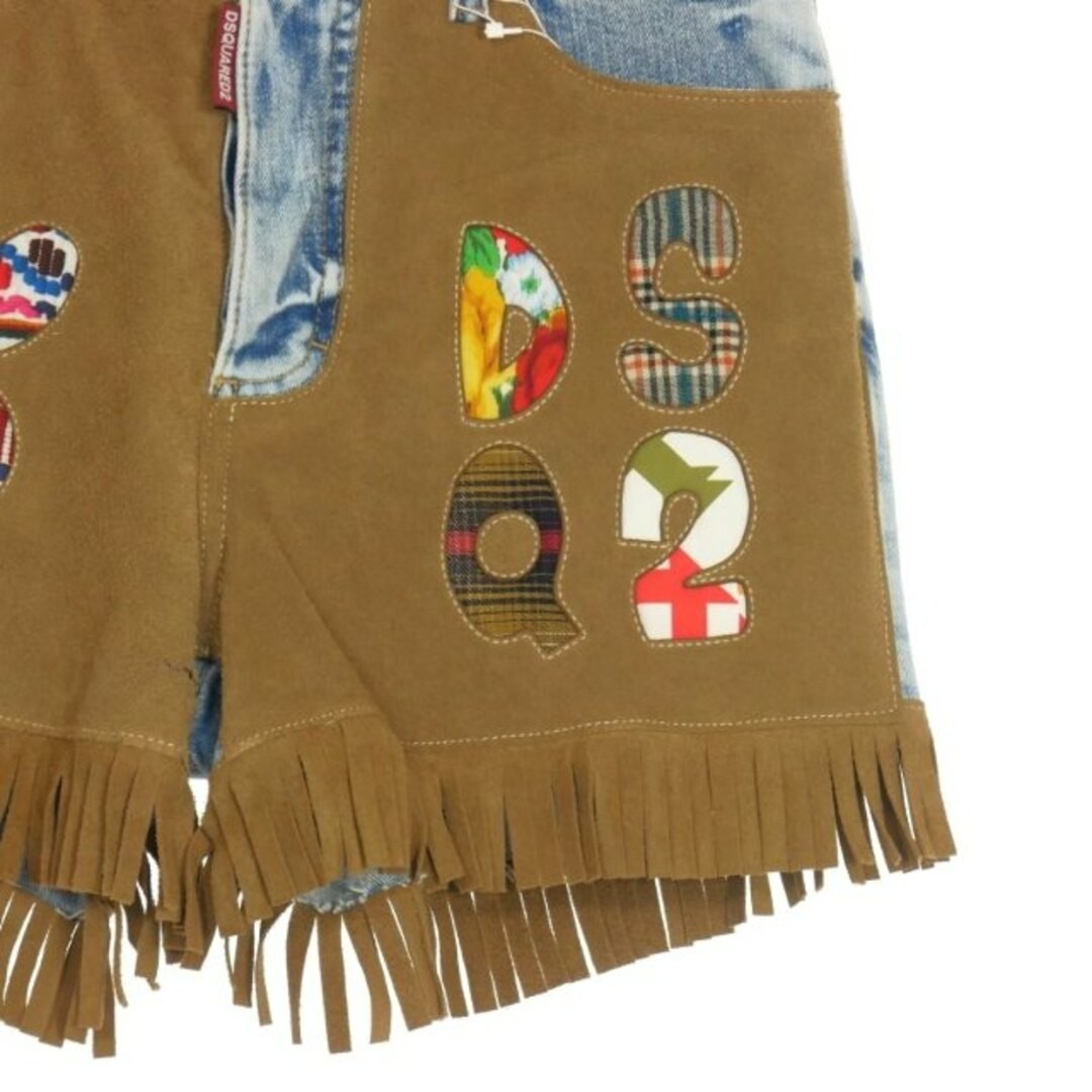 Dsquared DSQUARED2 22AW Leather Patch Fringe Deni… - image 3