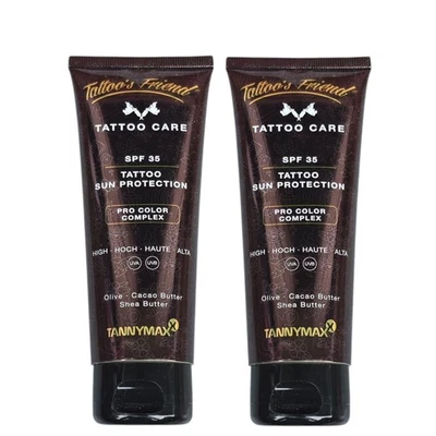 Tannymaxx/Tattoo Friends SPF35 Tattoo Sun Protection 2x100ml/Sonnencreme - Bild 1 von 2