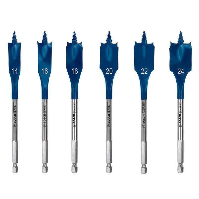 Mèches plates Bosch kit de 6 pièces pour rénover une charpente en bois