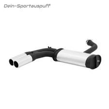 Remus Edelstahl Sportauspuff Seat Altea XL Typ 5P 2x76mm rund eingerollt