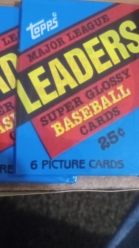 1986 Topps Major League Leaders Super Glossy Baseball Cards 10 Packs 6 Cards 