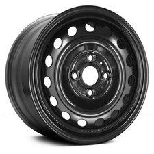 For Hyundai Accent 06-11 15-hole Black 14x5.5 Steel Factory Wheel Remanufactured