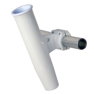 C.E. Smith Aluminum Clamp-On Rod Holder, 1.66'' OD - White