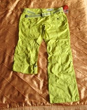 EDC ESPRIT COMFORT FIT PLAY CARGO BASIC FREIZEITHOSE GELBGRÜN 44/32 REGULAR NEU