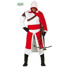 Vestito Uomo Costume Assassin'S Creed Mercenario Tempalre Altair Ezio