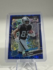 2023 Panini Donruss Optic Rated Rookie Tre Tucker #261 Blue Scope Prizm (RC)
