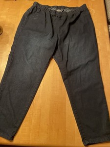 Woman Within 22W Petite Dark Blue Jeans