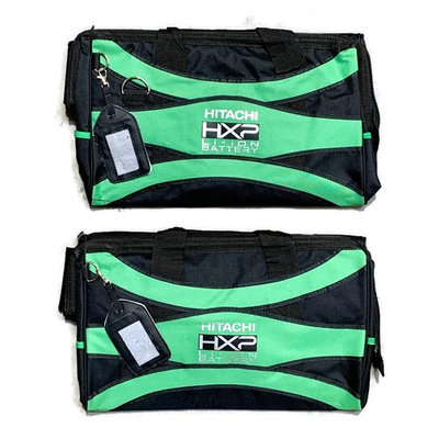 #ad HITACHI HXP 18 Inch Canvas Carrying Storage Organizer Power Tool Bag 2 Pack $29.99