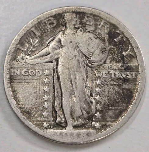 1918-D Standing Liberty Quarter Fine