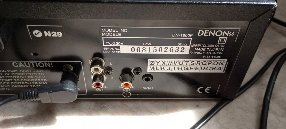 DENON DN-1800F, DJ Dual-CD-Player - Bild 4 von 4