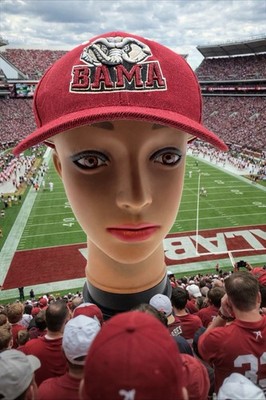 OC Sports BAMA Cap Hat Alabama adjustable Red/Gray Elephant
