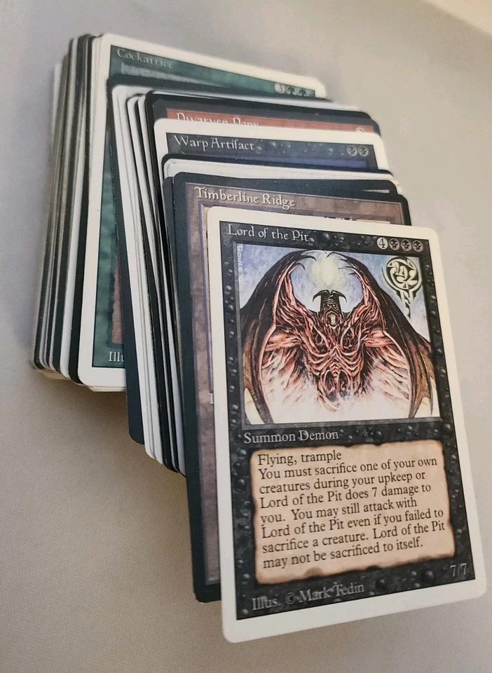 Lote de 100 juegos de colección aleatorios MTG A GRANEL RAROS, revisados - Exodus, reproducidos HP-MP Foto 2 de 4