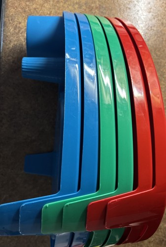 Lot Of 6 The Original Party Pal Plate For Camping Game Day Party Tray Travel New