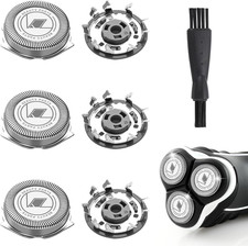 3 Pack Replacement Shaver Heads for Philips, Compatible with Series 1000, 2000,