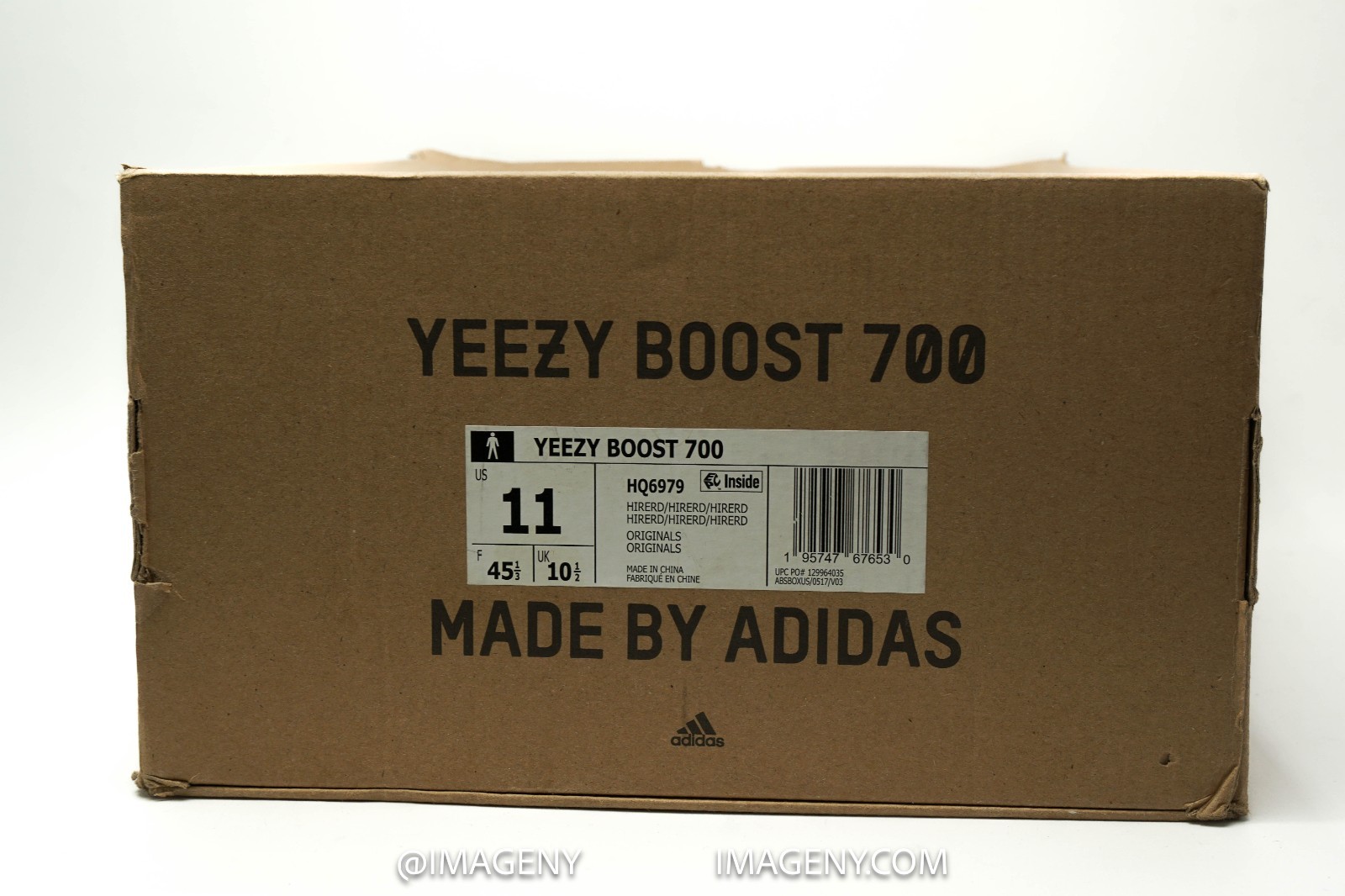 ADIDAS YEEZY BOOST 700 USED SIZE 11 HI RES RED HQ6979 thumbnail 7