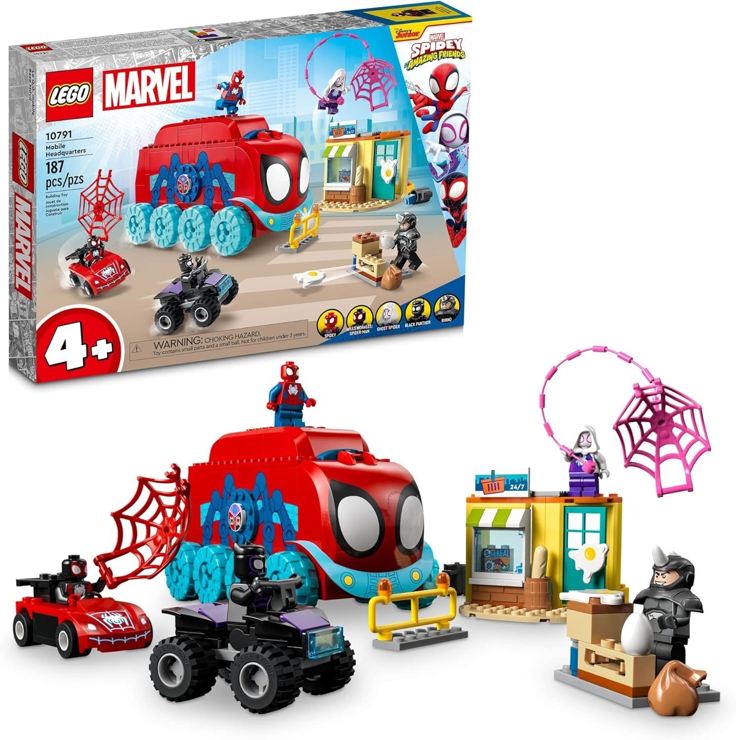 LEGO 10791 - Quartier generale mobile del Team Spidey 4+ Fuori Produzione 