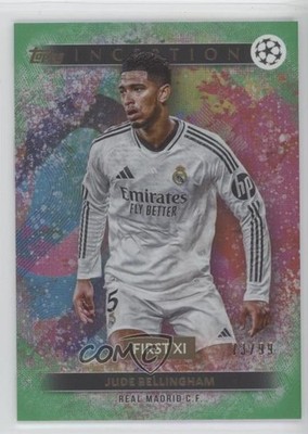2024 Inception UEFA Club Competitions Green Foil 73/99 Jude Bellingham #10 12zw