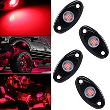 4pod Rock Led Underbody Kit Light Underglow Red Car Lamp For Atv Jeep Suv Truck 4pod Rock Led Underbody Kit Light Underglow Red Car Lamp For Atv Jeep Suv Truck