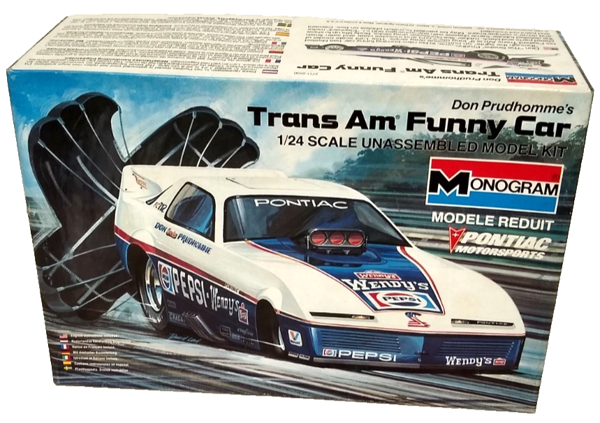 Monogram Pontiac Firebird Trans Am Funny Car Don Prudhomme Snake 1