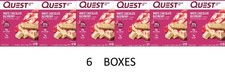 QUEST White Chocolate Raspberry Protein Bars - 4 Bars in a Box - 6 BOXES