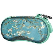 Sunglasses Case, Hard EVA Shell Shockproof Sport Glasses Case with Metal Cara...