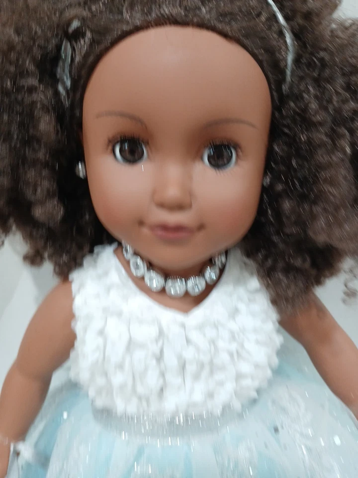 МОЯ ЖИЗНЬ КАК ЗИМА ПРИНЦЕССА ПРАЗДНИК КУКЛА АФРО-АМЕРИКАНСКИЙ - Изображение 3 из 4