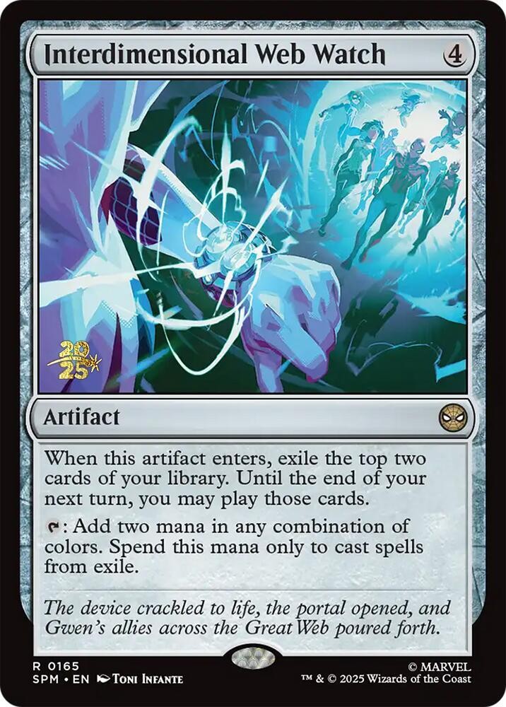 Interdimensional Web Watch - NM - PRE - 165 - Rare - Prerelease Cards