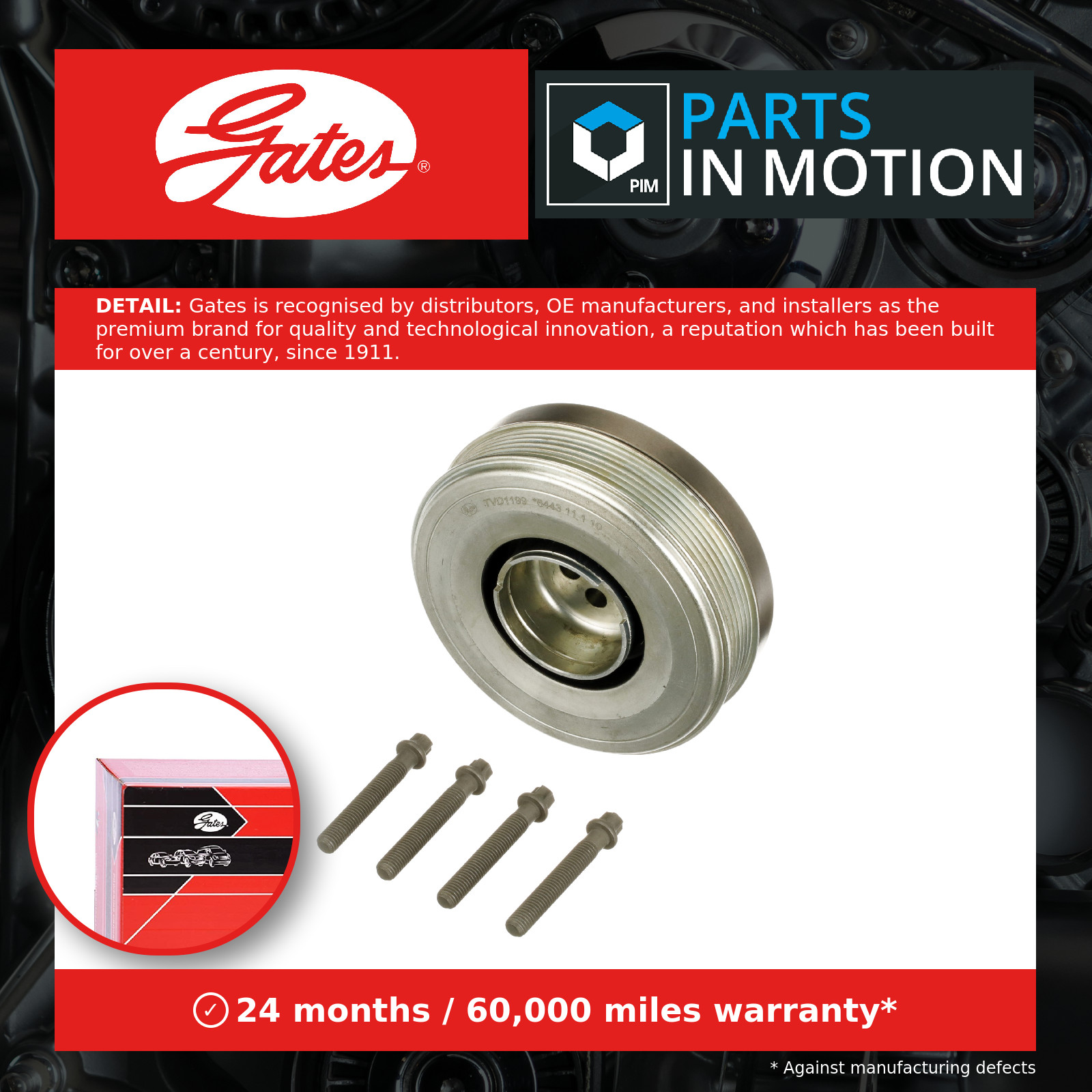 GATES Torsional Vibration Damper TVD1199A - Image 14