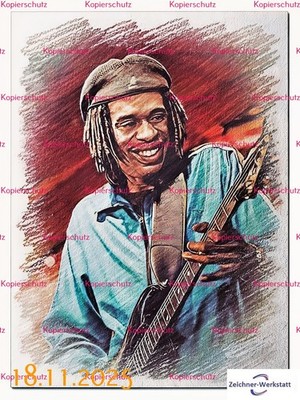 Bernard Allison--D50--Druck und Postkarte