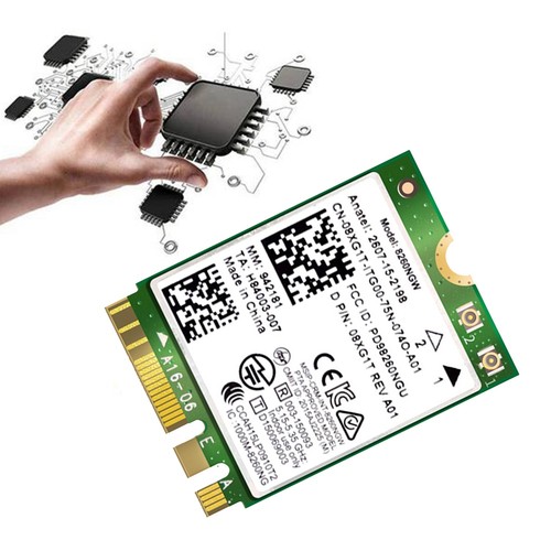 Carte WiFi 8260 8260NGW + Antenne 2X8DB 2.4G/5Ghz 867M Bluetooth 4.2 NGFF M4660 - Afbeelding 3 van 8