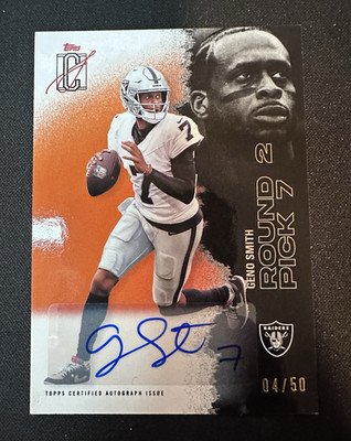 Topps Signature Class Geno Smith Las Vegas Raiders Auto 2025 #84 04/50