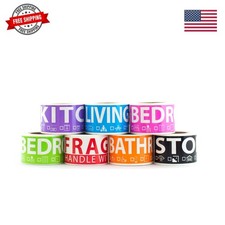 350 Home Moving Labels for 2 Bedroom House   7 Color-Coded Room Labels 50 Eac...