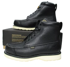 Red Wing Irish Setter Wingshooter 7" Waterproof Black Leather Boots Mens Sz 10 M