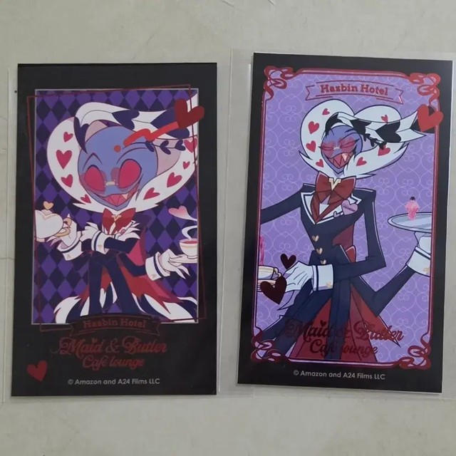 HazeBin Hotel Valentino Gold Foil Photo Card - Collab