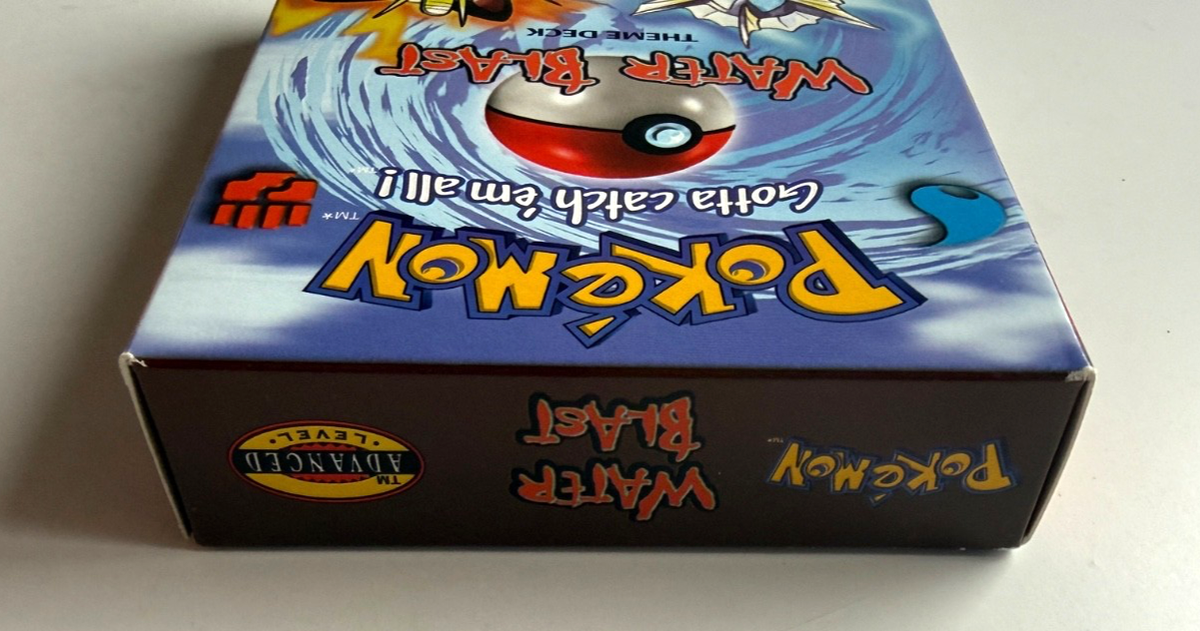 Pokemon Jungle Water Blast Theme Deck, Opened, Missing Cards