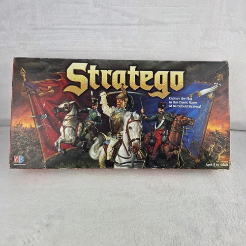 Vintage 1996 Stratego Board Game Milton Bradley Strategy War Conquer Complete