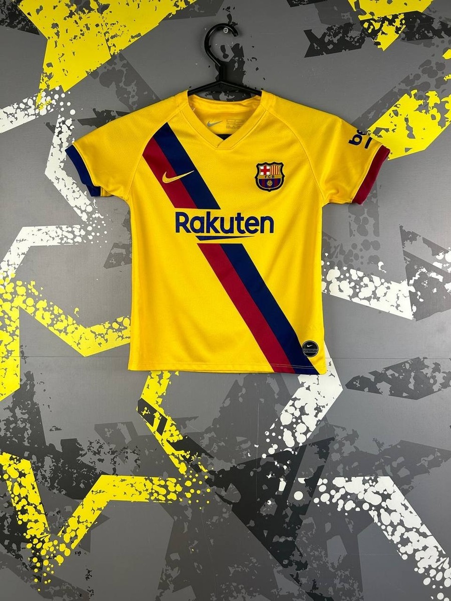Barcelona Jersey Away football Soccer shirt 2019 2020 Nike Young Size S  ig93