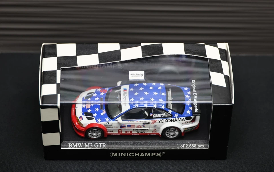 1:43 BMW M3 GTR #6 Stuck/Said/Auberlen "ALMS 2001 - GT Class Winner" OVP - Bild 2 von 3