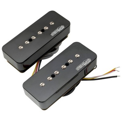 Wilkinson Black P90 Ceramic Single Coil Neck Bridge Pickup Set For SG LP Guitar