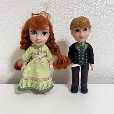 Disney Frozen Anna and Kristoff Petite Dolls 6"