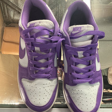 Nike Dunk Mens Purple/White Leather Low Top L...