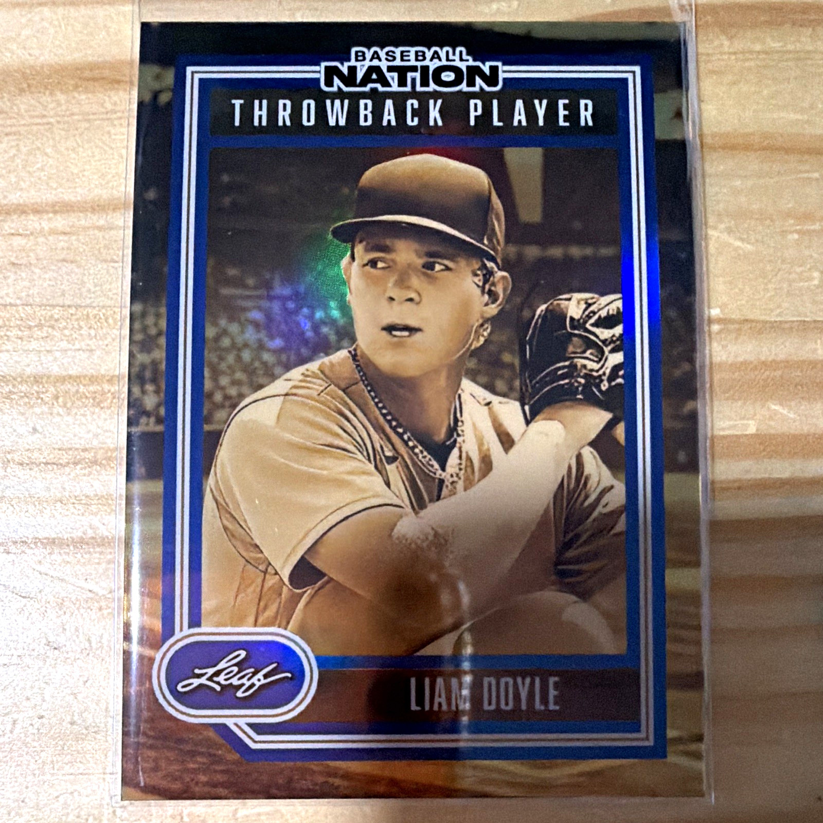Leaf Liam Doyle Baseball Nation 2026 Throwback Player #TB-22 /19