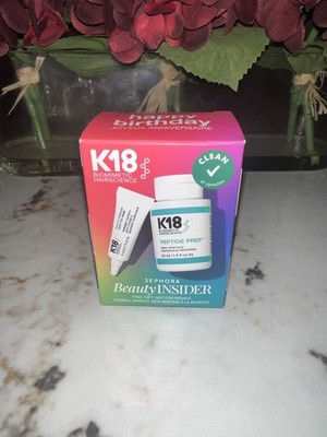 K18 Peptide Prep Detox Shampoo 1.8oz  and Masque .17oz 
