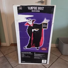 Vampire Host Deluxe Decor Seasonal Visions International Vintage Halloween 6 Ft