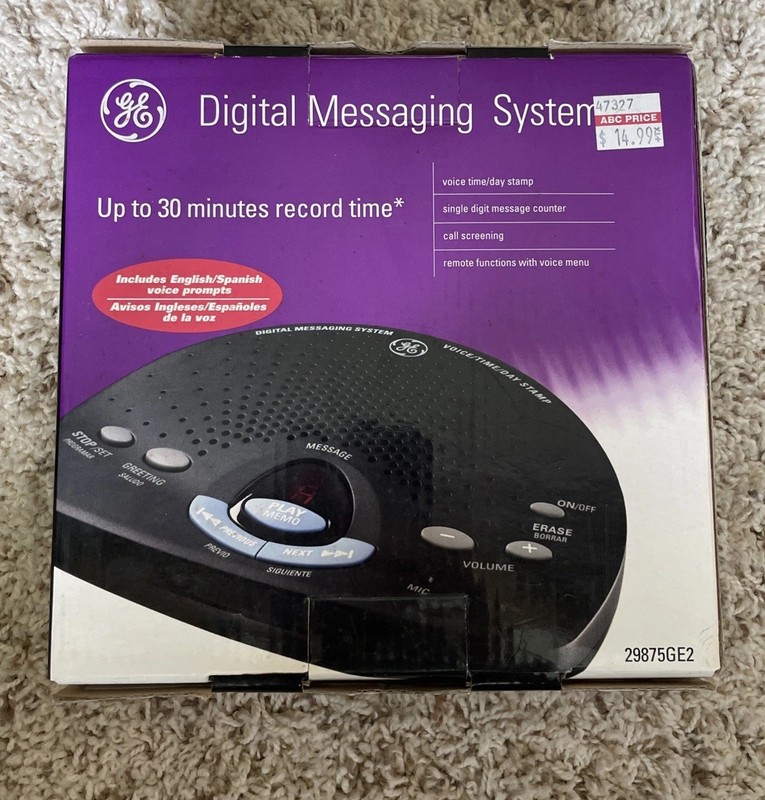 Vintage GE Digital Messaging System