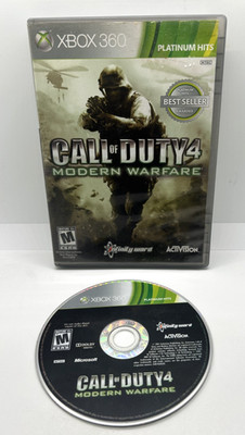 Call of Duty 4: Modern Warfare Platinum Hits - Xbox 360 -  - No Manual TESTED