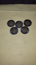 Lot Of Five  1996, 2005, 2015, 2016, 2017 $2 Canadian Toonie Coins Circulated
