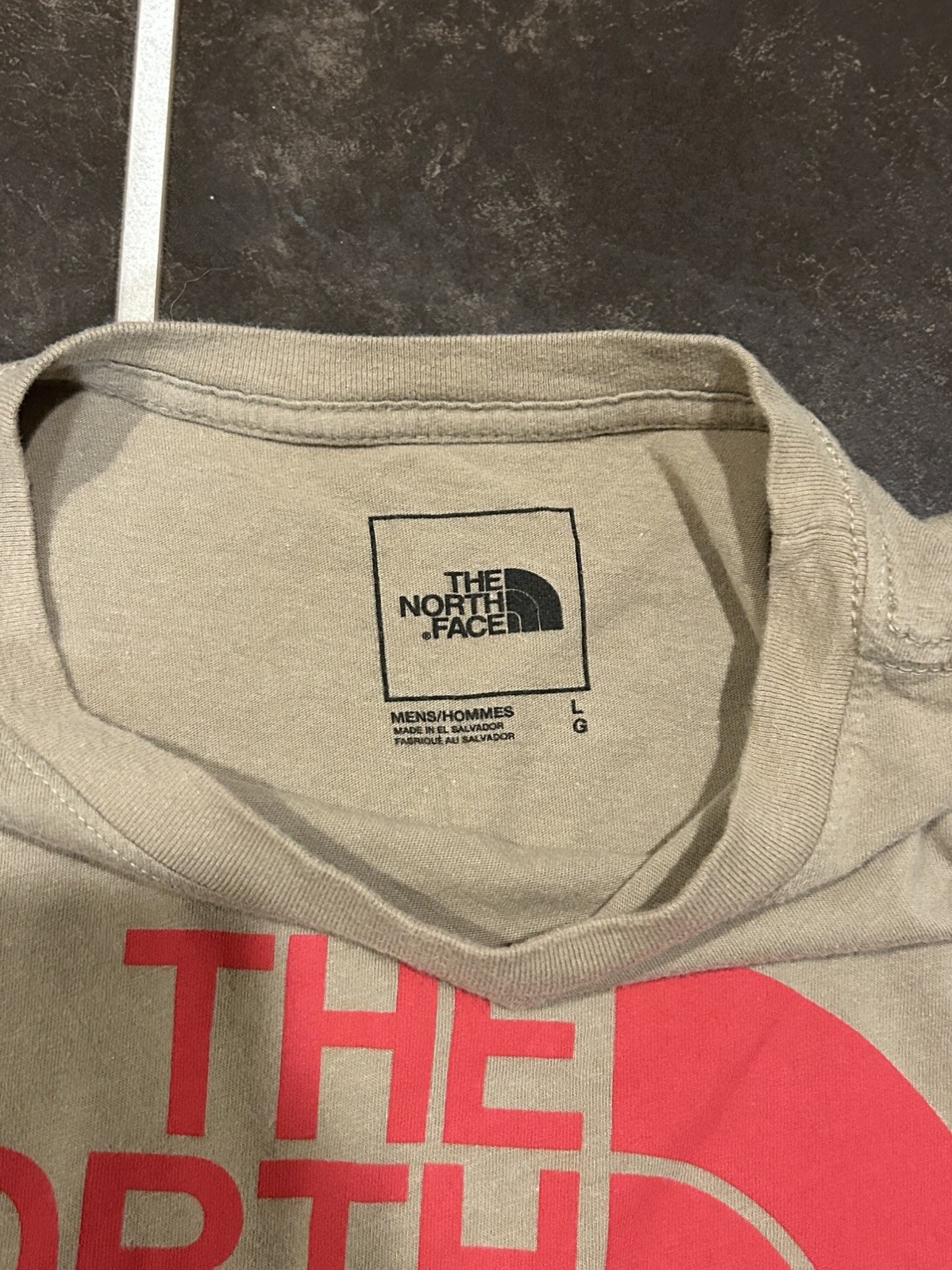 The North Face Mens Large Brown Circular Design Short Sleeve T Shirt  thumbnail 3